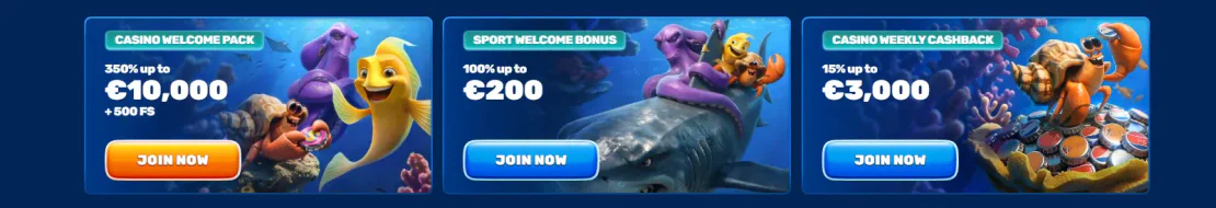 spinfin casino bonus